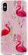 Beline Etui Pattern Galaxy S9 Plus flamingos pink 1