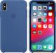 Apple Etui silikonowe iPhone XS Max - delftyjski błękit 2