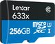 Karta Lexar 633x MicroSDXC 256 GB Class 10 UHS-I/U3 A1 V30 (LSDMI256BBNL633A) 1