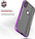 Zizo Zizo Shock Case - Pancerne Etui Iphone X Z Hartowanym Szkłem Na Ekran (purple/gray) 9