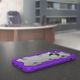 Zizo Zizo Proton Case - Pancerne Etui Iphone X Ze Szkłem 9h Na Ekran (purple/trans Clear) 2