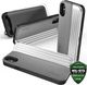 Zizo Zizo Retro Series - Etui Iphone X Z Kieszenią Na Karty + Podstawka + Szkło 9h Na Ekran (gray/silver) 1