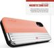 Zizo Zizo Retro Series - Etui Iphone X Z Kieszenią Na Karty + Podstawka + Szkło 9h Na Ekran (peach/silver) 6