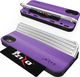 Zizo Zizo Retro Series - Etui Iphone X Z Kieszenią Na Karty + Podstawka + Szkło 9h Na Ekran (purple/silver) 4