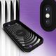 Zizo Zizo Retro Series - Etui Iphone X Z Kieszenią Na Karty + Podstawka + Szkło 9h Na Ekran (purple/silver) 8