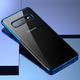 Baseus Baseus Shining Case żelowe etui pokrowiec o metalicznych wykończeniach Samsung Galaxy S10 niebieski (ARSAS10-MD03) uniwersalny 6