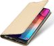 Dux Ducis Skin Pro etui pokrowiec z klapką Samsung Galaxy A50 złoty uniwersalny 4