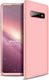 GKK GKK 360 Protection Case etui na całą obudowę przód + tył Samsung Galaxy S10 różowy uniwersalny 1