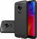 Hurtel Carbon Case elastyczne etui pokrowiec Motorola Moto G7 Power czarny uniwersalny 1