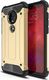 Hurtel Hybrid Armor pancerne hybrydowe etui pokrowiec Motorola Moto G7 Plus / G7 złoty uniwersalny 1