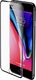 Baseus Baseus Full-screen szkło hartowane 3D na cały ekran z osłoną na głośnik Apple iPhone 8 / 7 / 6S / 6 czarny (SGAPIPH8N-WA01) uniwersalny 1
