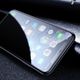 Baseus Baseus Full-screen szkło hartowane 3D Privacy na cały ekran z filtrem prywatyzującym i osłoną na głośnik Apple iPhone XR czarny (SGAPIPH61-WC01) uniwersalny 15