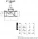 Perfexim zawór przelotowy 3/4" prosty grzybkowy 1/15 (A1105) 1
