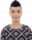 Lalka Barbie Mattel Fashionistas - Stylowy Ken, czarno-biała koszulka (FXL62) 2