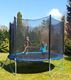 Trampolina ogrodowa SPORTIKO Trampolina ogrodowa 252cm z siatką + drabinka universal 3