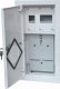 Alfako Rozdzielnia podtynkowa metalowa 1 X TL 1F na licznik elektroniczny + 6 zabezpieczeń zamek okienko RAL 9003A-RW6E 1