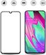 Mocolo TG+ Full Glue 5D do Samsung Galaxy A40 czarne 2