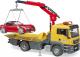 Bruder MAN TGS Pomoc drogowa z autem Roadster czerwonym i modułem (03750) 2