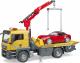 Bruder MAN TGS Pomoc drogowa z autem Roadster czerwonym i modułem (03750) 5