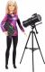 Lalka Barbie Mattel National Geographic - Astrofizyczka z mapą i teleskopem (GDM44/GDM47) 1