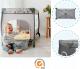 Lionelo Łóżeczko Sven Plus Grey Scandi 3