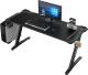 Biurko Ultradesk Space XXL Czarne 154 cmx61 cm 1
