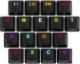 SPC Gear KC104 Black Double Shot Keycaps (SPG029) 1