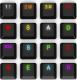 SPC Gear KC104 Black Double Shot Keycaps (SPG029) 3