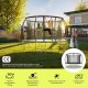 Trampolina ogrodowa Zipro Jump Pro Premium z siatką wewnętrzną 12FT 374cm 1