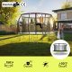Trampolina ogrodowa Zipro Jump Pro Premium z siatką wewnętrzną 14FT 435cm 2