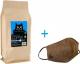 Kawa ziarnista Black Cat 80% Arabika 20% Robusta 1kg + Maseczka 1