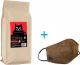 Kawa ziarnista Black Cat 50% Arabika 50% Robusta 1kg + Maseczka 1