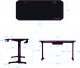 Biurko Ultradesk Frag Czarne 140 cmx60 cm 6
