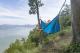 Ticket To The Moon Hamak dwuosobowy Original Hammock Aqua/Dark Grey 320x200cm (TMO1503) 1