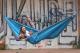 Ticket To The Moon Hamak dwuosobowy Original Hammock Aqua/Dark Grey 320x200cm (TMO1503) 3