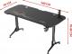 Biurko Ultradesk Grand Czarne 160 cmx70 cm 4