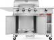 Koler Grill ogrodowy gazowy Relish V3 ruszt żeliwny 66x40 cm 8