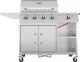 Koler Grill ogrodowy gazowy Relish V3 ruszt żeliwny 66x40 cm 1