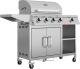Koler Grill ogrodowy gazowy Relish V3 ruszt żeliwny 66x40 cm 11