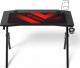 Biurko Ultradesk Action V2 Czerwone 110 cmx59 cm 5