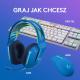 Słuchawki Logitech G733 Lightspeed Niebieskie (981-000943) 7