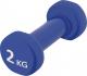 4fizjo hantle gumowane 2x2kg (niebieskie) 3