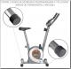 Rower stacjonarny HMS M8750 magnetyczny srebrny 1
