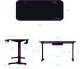 Biurko Ultradesk Frag Niebieskie 140 cmx60 cm 5