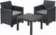 Keter Zestaw balkonowy EMMA BALCONY SET - grafitowy 1