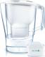 Dzbanek filtrujący Brita Aluna XL biała + 3 wkłady Pure Peformance 4