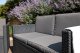 Allibert Monaco set with storage table - grafitowy 3