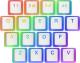 SPC Gear KC104 Pudding Double Shot Keycaps (SPG078) 1