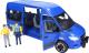 Bruder MB Sprinter Bus niebieski z 2 figurkami (02670) 3