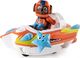 Figurka Spin Master Psi Patrol Morski Łódź Motorówka Zuma z rozgwiazdą 3